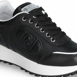 Femme Liu-Jo Baskets en Cuir Lolo noires