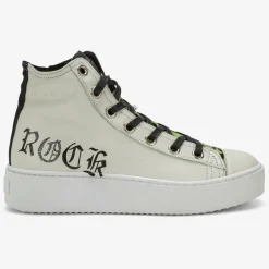 Femme Nira Rubens Baskets en Cuir Long Island blanc/noir