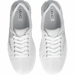 Femme Liu-Jo Baskets en Cuir Lovely écrues