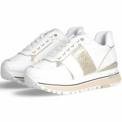 Liu-Jo Baskets en Cuir Maxi blanches