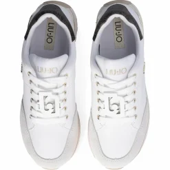 Online Liu-Jo Baskets en Cuir Maxi écrues