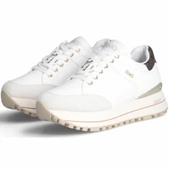 Online Liu-Jo Baskets en Cuir Maxi écrues