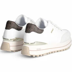 Online Liu-Jo Baskets en Cuir Maxi écrues