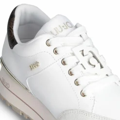 Online Liu-Jo Baskets en Cuir Maxi écrues