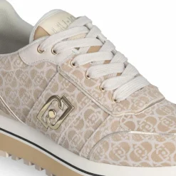 Liu-Jo Baskets en Cuir Maxi sable