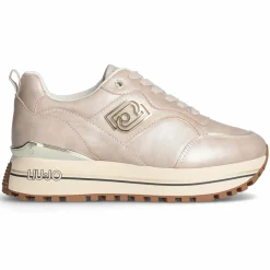 Femme Liu-Jo Baskets en Cuir Maxi taupe