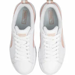 Hot Puma Baskets en Cuir Mayze blanc/rose