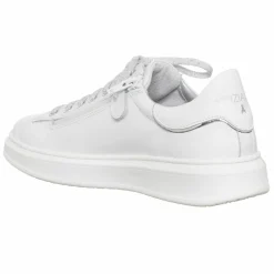 Clearance Patrizia Pepe Baskets en Cuir Prisilia blanches