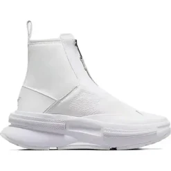 Femme Converse Baskets en Cuir Run Star Legacy Chelsea Luxe blanches