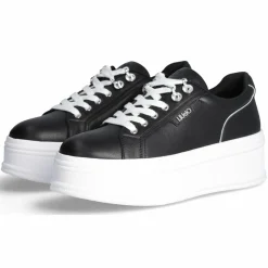 Femme Liu-Jo Baskets en Cuir Selma noires