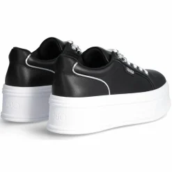 Femme Liu-Jo Baskets en Cuir Selma noires