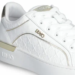Femme Liu-Jo Baskets en Cuir Silvia blanches