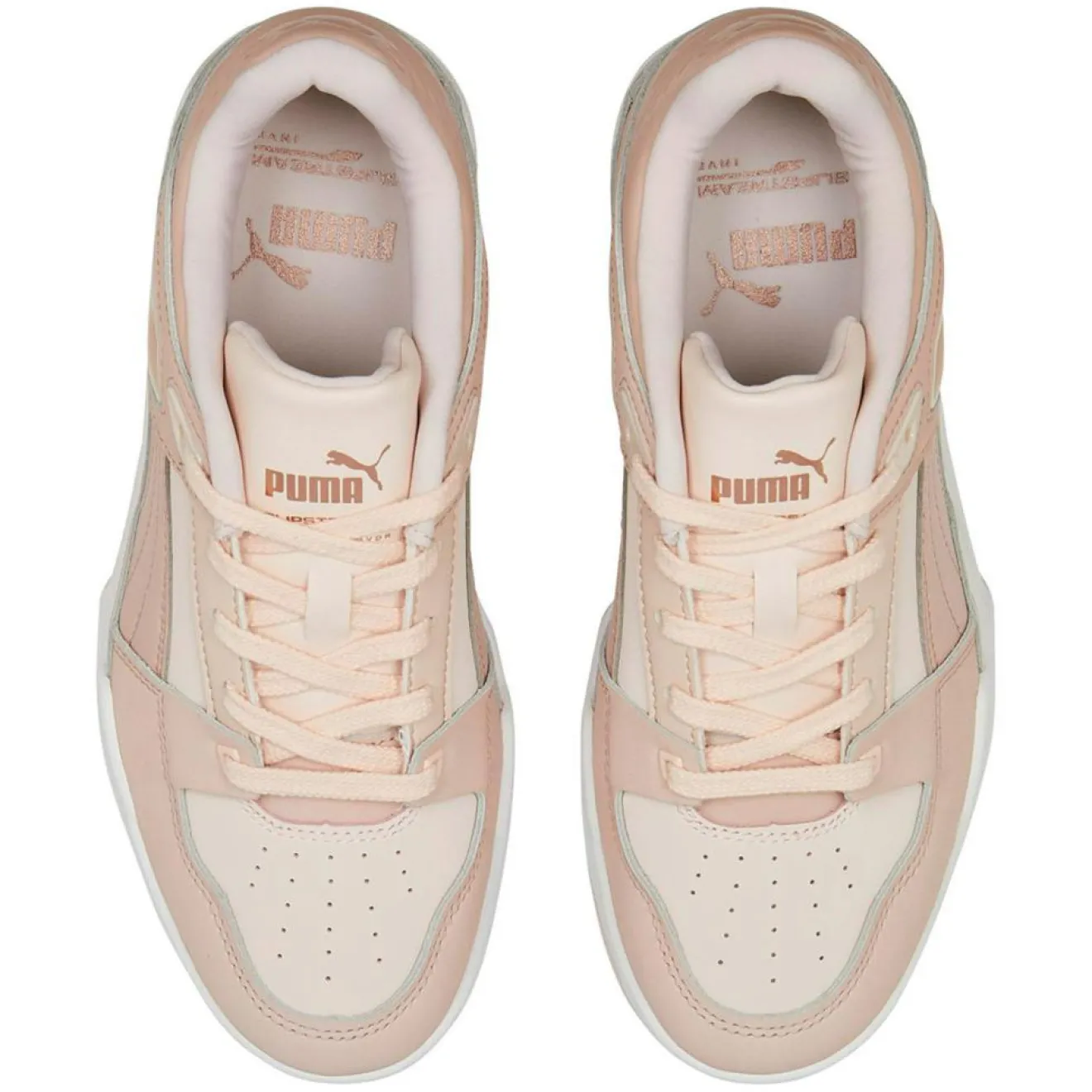 Femme Puma Baskets en Cuir Slipstream Slptm Prm roses
