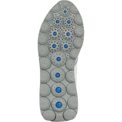 Femme Geox Baskets en Cuir Spherica blanc/cyclamen