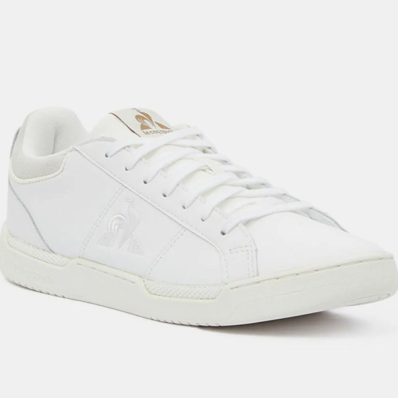 Femme Le Coq Sportif Baskets en Cuir Stadium blanches