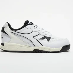 Homme Diadora Baskets en Cuir Winner blanc/gris