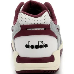 Homme Diadora Baskets en Cuir Winner Sl gris/blanc/rouge