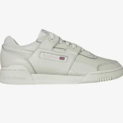 Femme Reebok Baskets en Cuir Workout Lo Plus Cn4610 blanches
