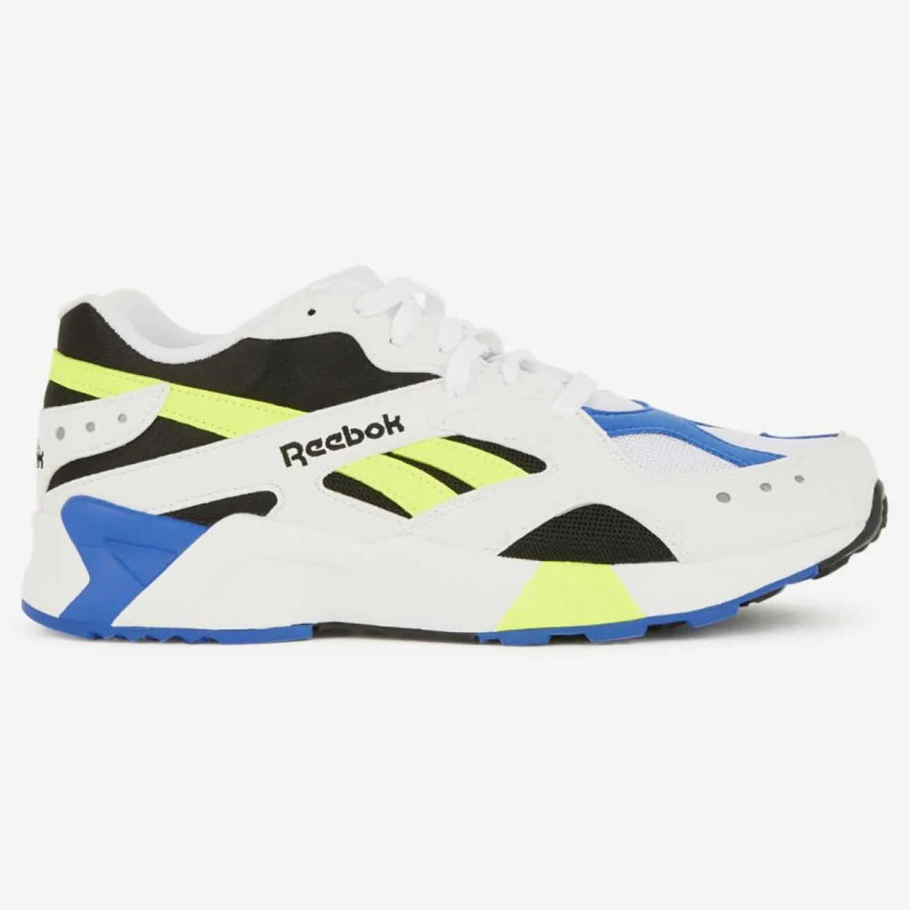 Homme Reebok Baskets en mesh Aztrek blanc/noir/jaune