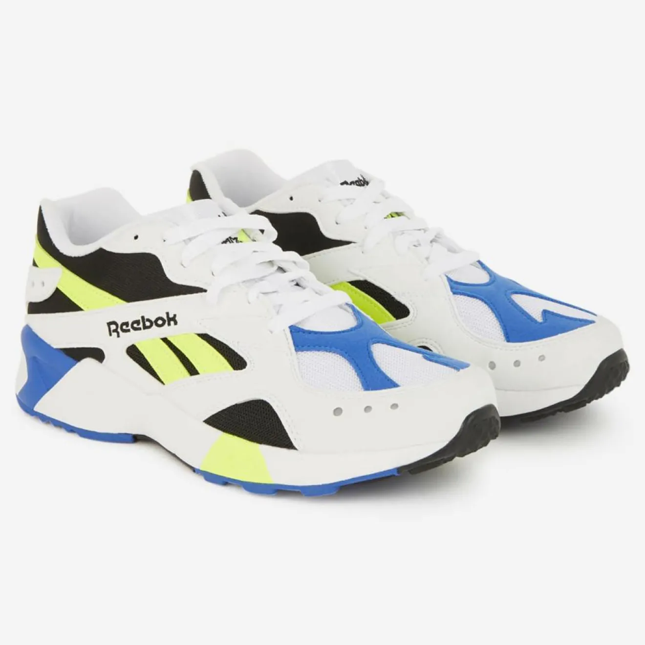 Homme Reebok Baskets en mesh Aztrek blanc/noir/jaune