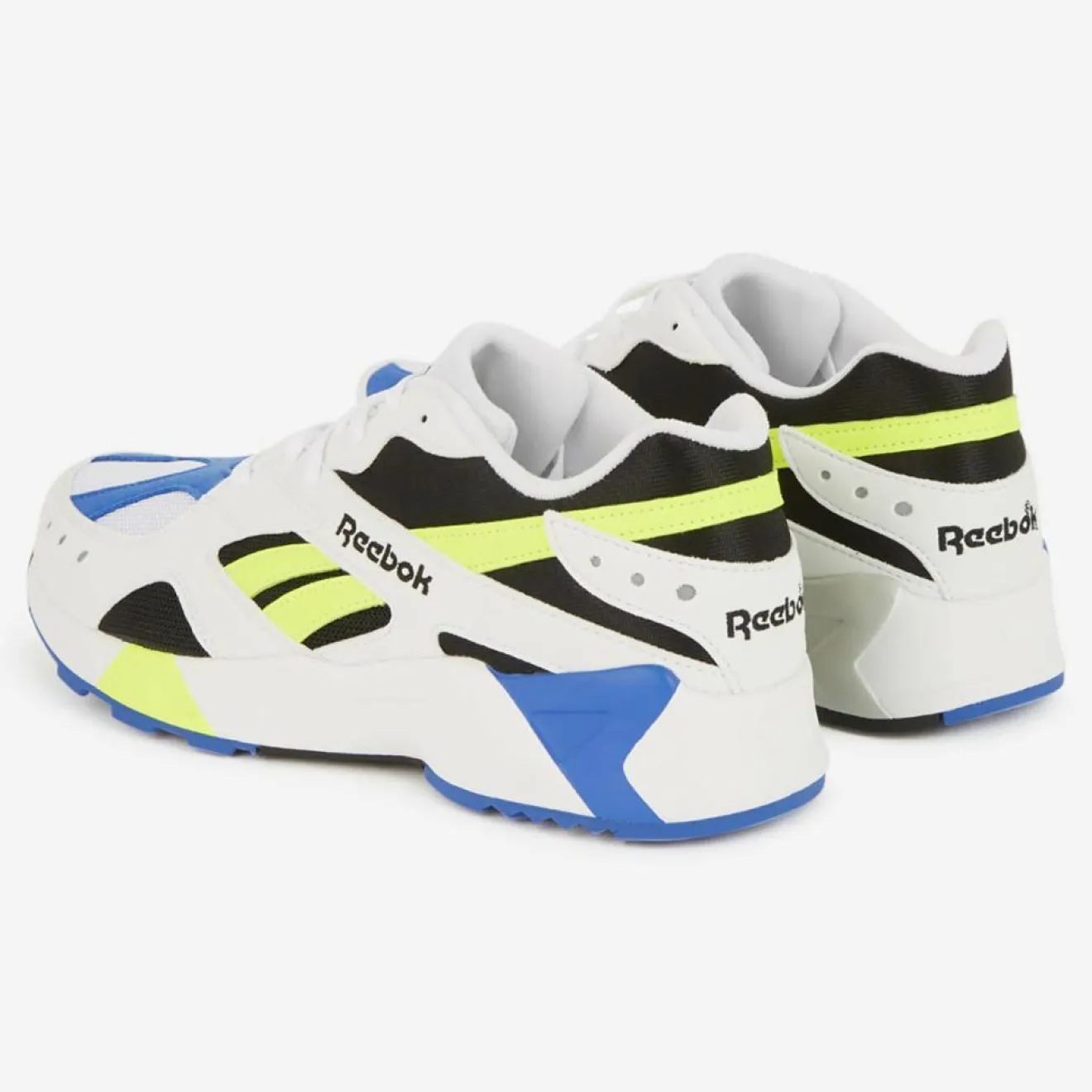 Homme Reebok Baskets en mesh Aztrek blanc/noir/jaune