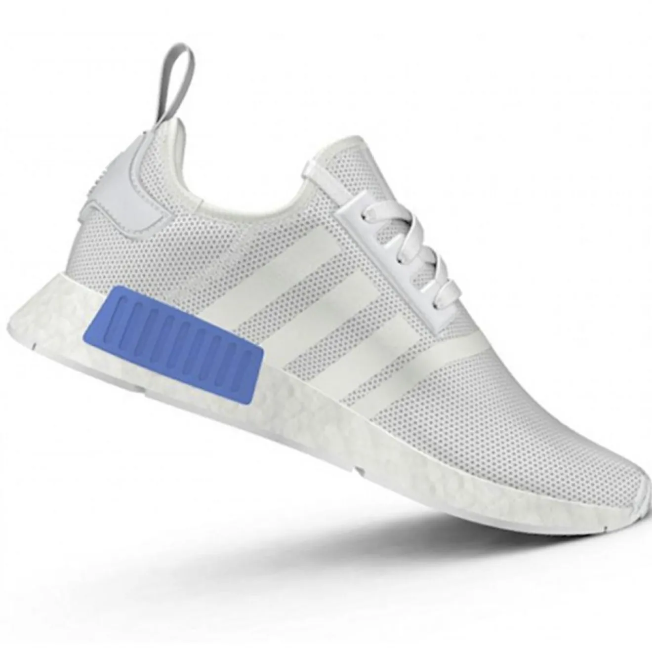Clearance Adidas Baskets en Mesh Nmd R1 J blanches