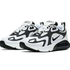 Online Nike Baskets en Tissu & Cuir Air Max 200 blanc/noir