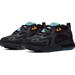 Best Nike Baskets en Tissu & Cuir Air Max 200 noir/bleu/bordeaux