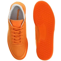 Femme Reebok Baskets en Toile Club C 85 Canvas orange
