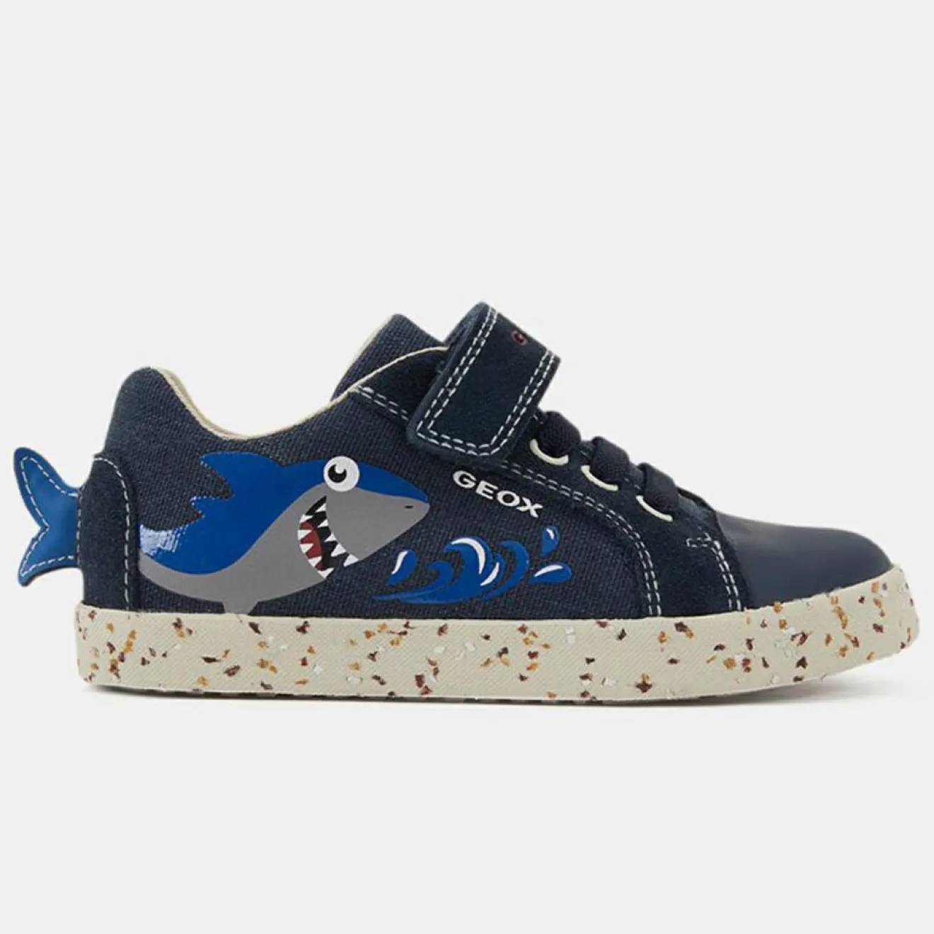 Geox Baskets en Toile de coton Kilwi bleues