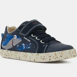 Geox Baskets en Toile de coton Kilwi bleues