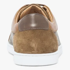 Sale Bocage Baskets en Toile et Cuir Kizito cognac