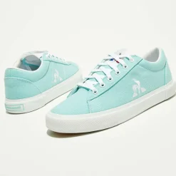 Outlet Le Coq Sportif Baskets en Toile Verdon Plus turquoise