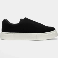 Femme Eytys Baskets en Velours de Cuir Doja So Suede noires
