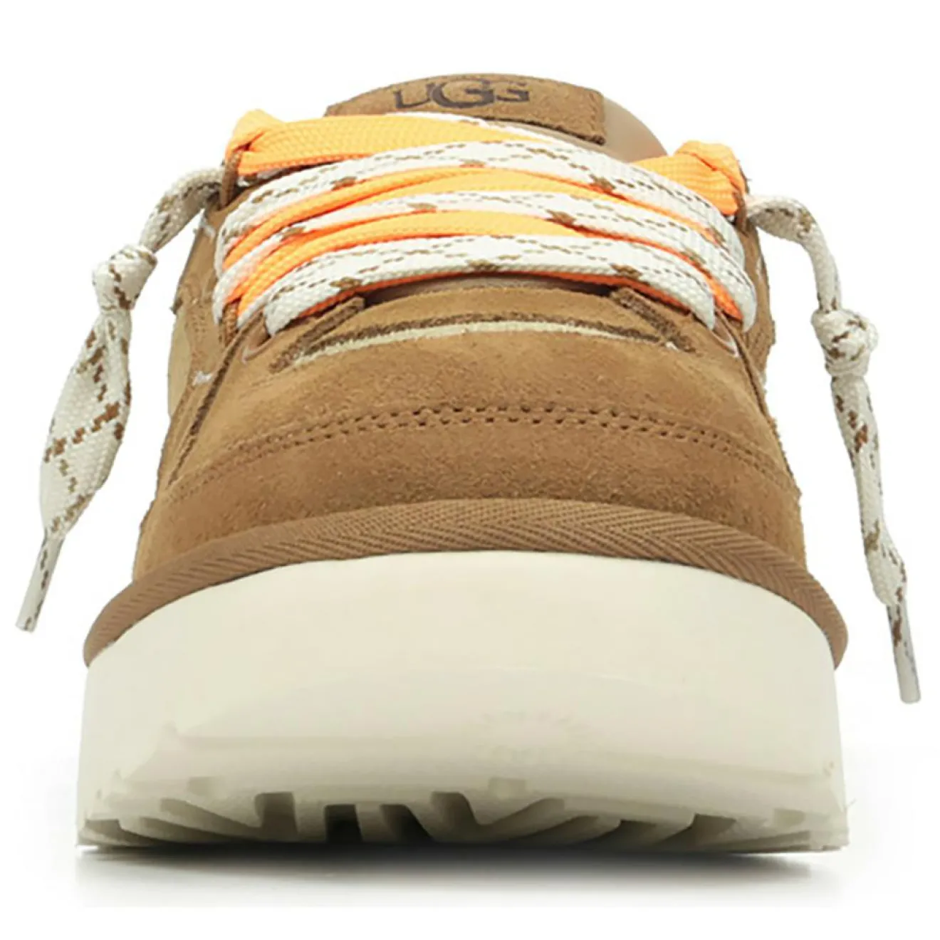 Outlet Ugg Baskets en Velours de Cuir Lo Lowmel marron