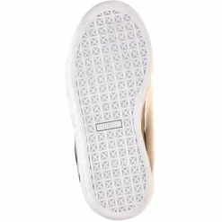 Enfant Puma Baskets en Velours de Cuir à lacets noires