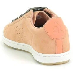 Best Le Coq Sportif Baskets en Velours de Cuir Courtset rose moyen