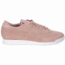 Outlet Reebok Baskets en Velours de Cuir Princess roses