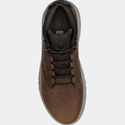 Outlet Geox Baskets en Velours de Cuir Aerantis 4X4 marron