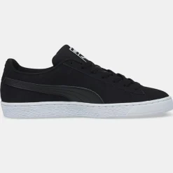 Homme Puma Baskets en Velours de Cuir Re:Style noires