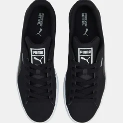 Homme Puma Baskets en Velours de Cuir Re:Style noires