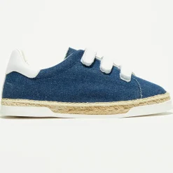 Femme Canal Saint Martin Baskets espadrilles en Cuir Lancry jean