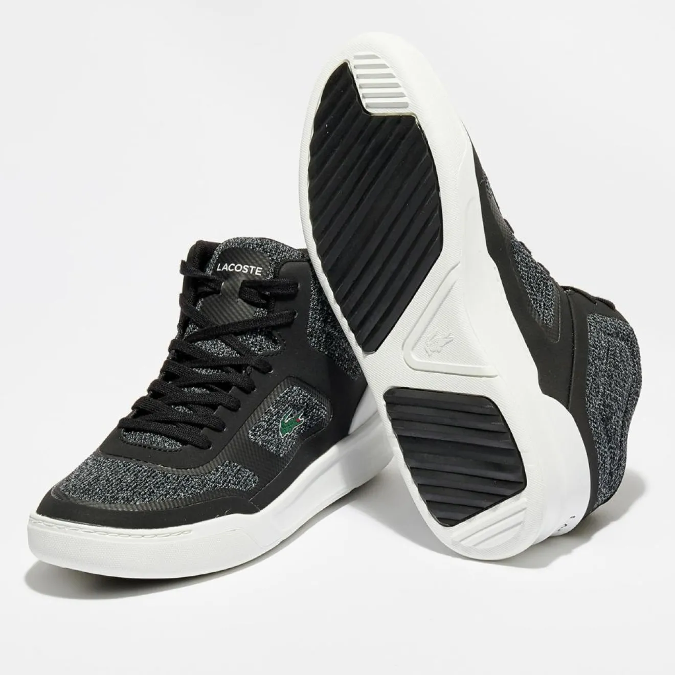 Clearance Lacoste Baskets Explorateur Spt Mid 317 2 noir/blanc