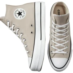 Converse Baskets Hi All Star Lift beiges