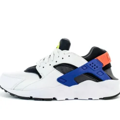 Femme Nike Baskets Huarache Run blanc/bleu/noir