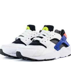 Femme Nike Baskets Huarache Run blanc/bleu/noir