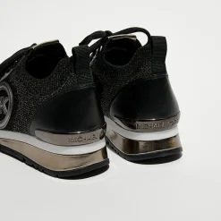 Clearance Michael Kors Chaussures Baskets Jenkins noir/gris