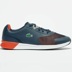 Homme Lacoste Baskets Ltr.01 317 6 bleu marine/rouge