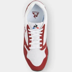 Femme Le Coq Sportif Baskets Manta Retro rouge/blanc