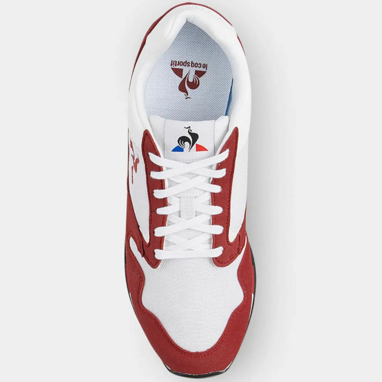Femme Le Coq Sportif Baskets Manta Retro rouge/blanc